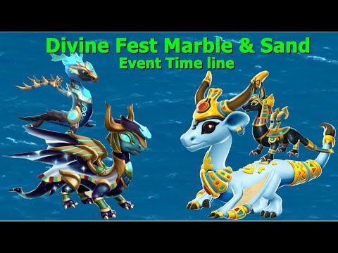 Time line Divine Fest Marble & Sand-Dragon Mania Legends | All Dragons | DML