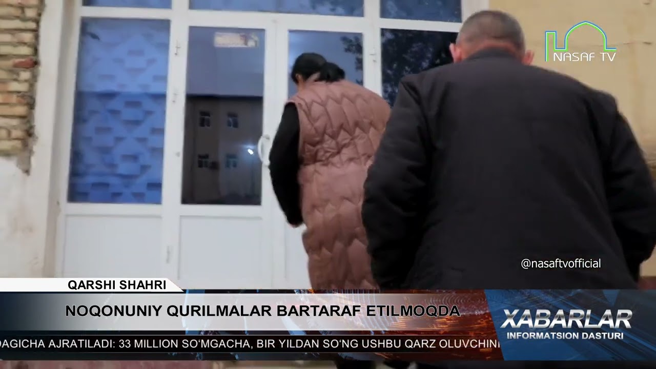 NOQONUNIY  QURILMALAR BARTARAF ETILMOQDA