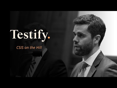 Testify with Jonathan E. Hillman: China’s Maritime Silk Road Initiative & the Maritime Supply Chain