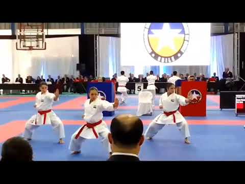 Team Colombia 🇨🇴. Gold Medal. Female Junior Team Kata. Panamerican Karate Championship Chile 2023