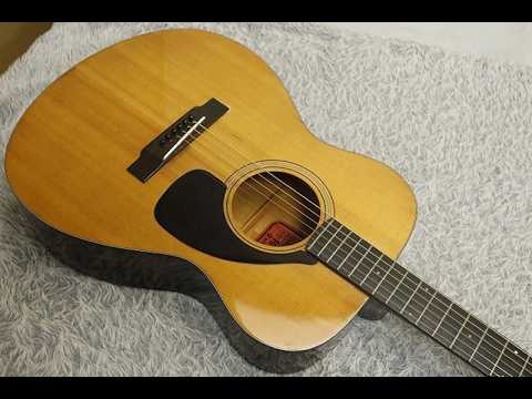 Vintage 1970 made Acoustic Guitar Yamaha FG-110 RED Label Made in Japan image 26
