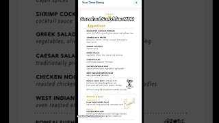 Carnival Sunshine Dinner in the Main Dining Room #cruise #dinner #food #fyp #mdr #menu #travel