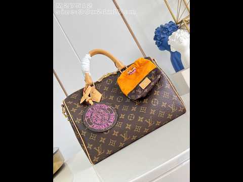 Louis Vuitton Speedy Soft 30 Paris À Vélo Monogram Handbag M27512