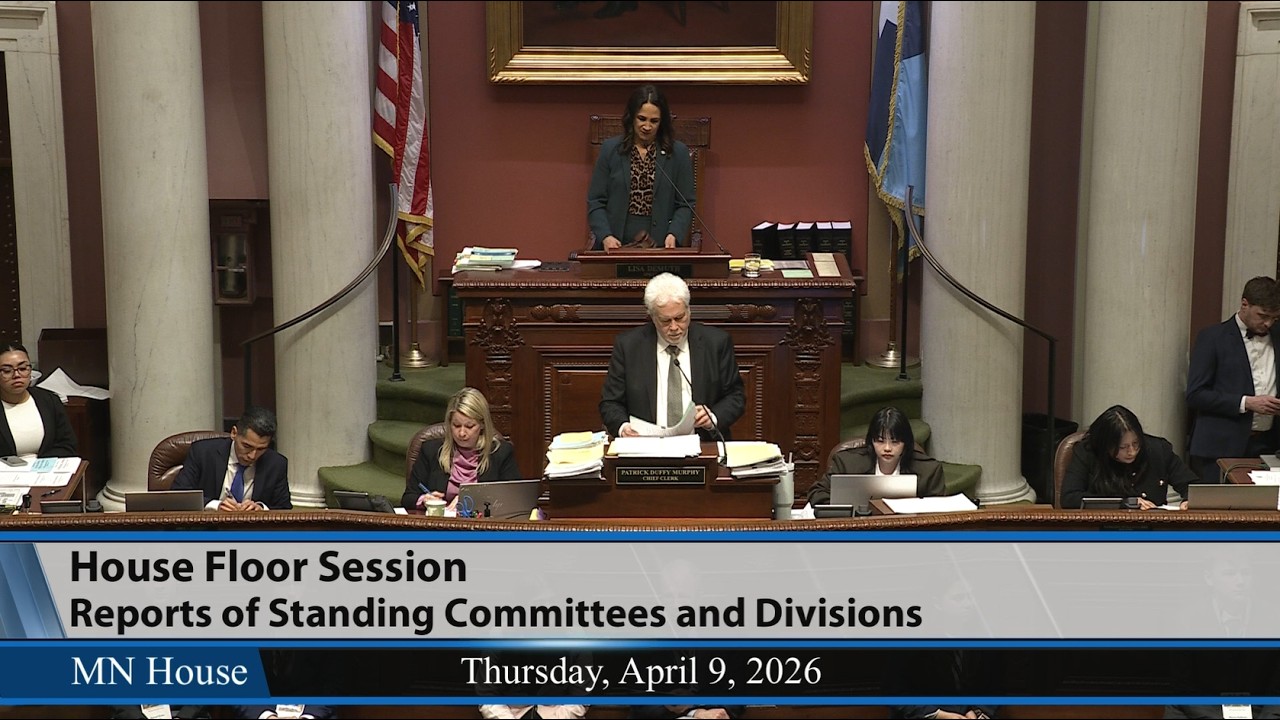 House Floor Session 4/9/26