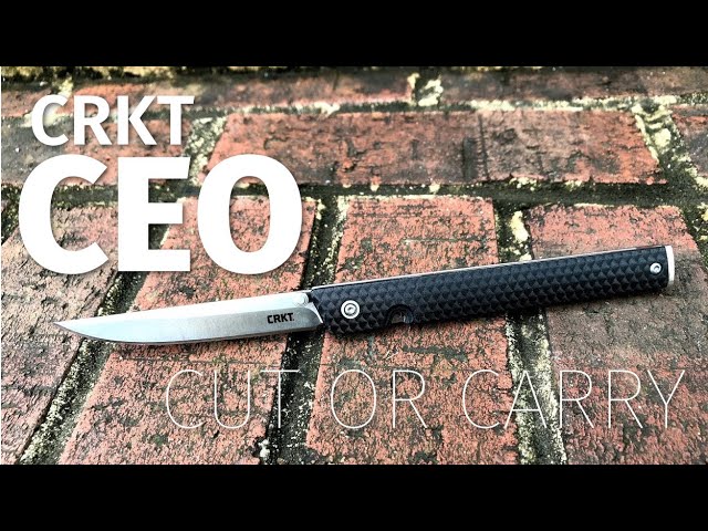 سكين CRKT CEO فضي