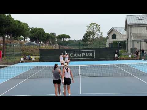 Francisca Jorge/Matilde Jorge d. Cascino/Marcinkevica — SF The Campus Carby Volkswagen Ladies Open
