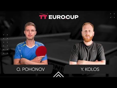 18:00 Oleksandr Pohonov - Yurii Kolos 08.06.2024 TT Euro.Cup Ukraine Professional. TABLE 3