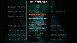 Download lagu Wasiat Keramat Syekh Abdul Qodir Jaelani | Detik Dunia mp3