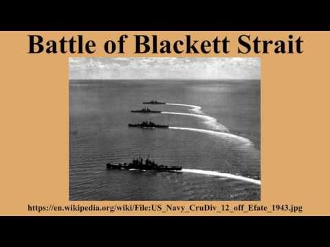 Battle of Blackett Strait