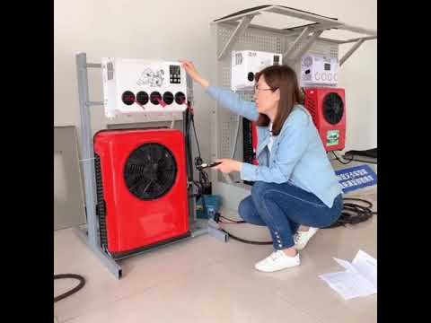 DC parking air conditioner for trucks