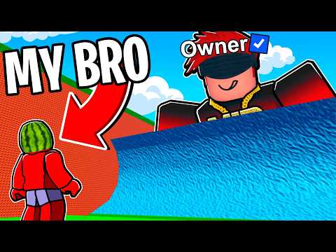 Pretending to be Owner in Escape Tsunami for Brainrot