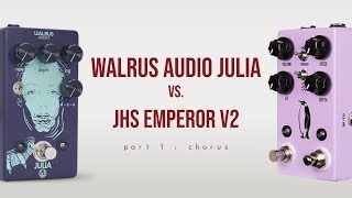 Video thumbnail for Walrus Audio Julia Vs. JHS Emperor V2 by Worth Fitts Media