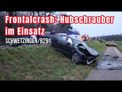 Drove into oncoming traffic – serious crash near Schwetzingen