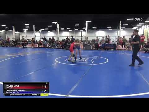 77 Lbs Round 1 (8 Team) - Rylen Wax, Ohio Vs Colton Roberts, Washington 7844