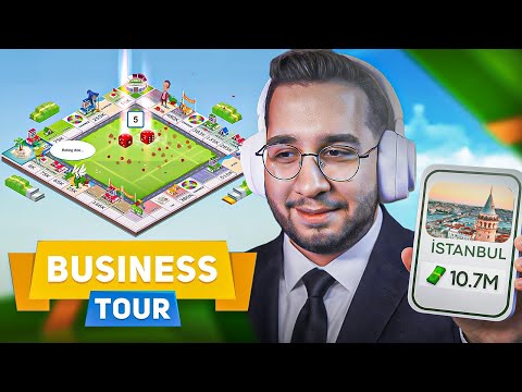 PLAYING MONOPOLY ON A MAP OF Türkiye! | BUSINESS TOUR