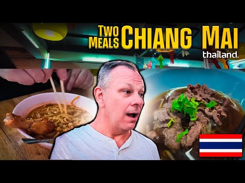 Two meals in Chiang Mai