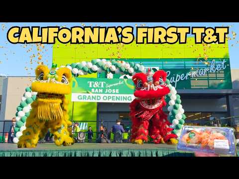 Grand Opening of California's First T&T Supermarket in San Jose!