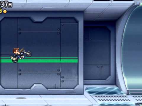 Jet Pack Joyride TEST, recording with android ( bad quality)