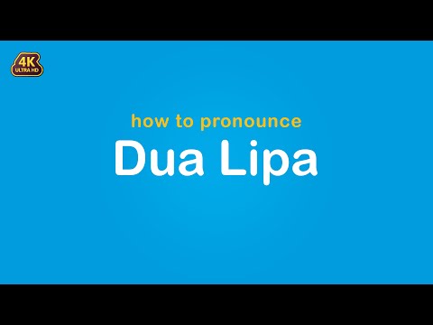 how to pronounce Dua Lipa