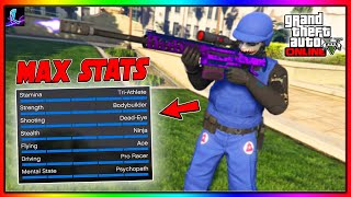 *SOLO* Get Max Stats FAST In GTA 5 Online! (Easy Max Stats Guide)