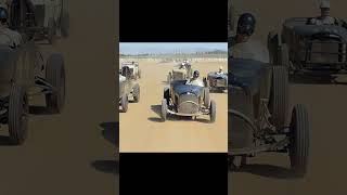 Automobiles racing in Southern California, 1940s