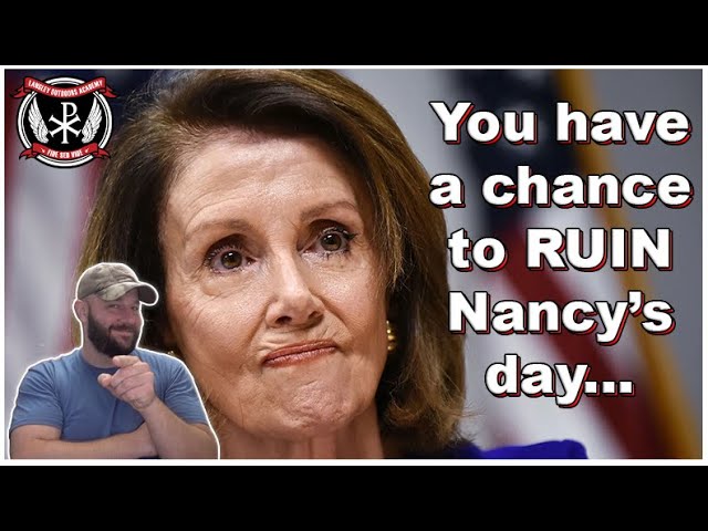 ALERT! Assault Weapons Ban movement update… You have a chance to RUIN Nancy’s day on this vote…