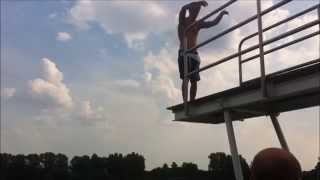 preview picture of video 'Water jump Locknitz'