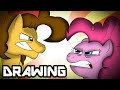 Speed Drawing Cheese Sandwich And Pinkie Pie