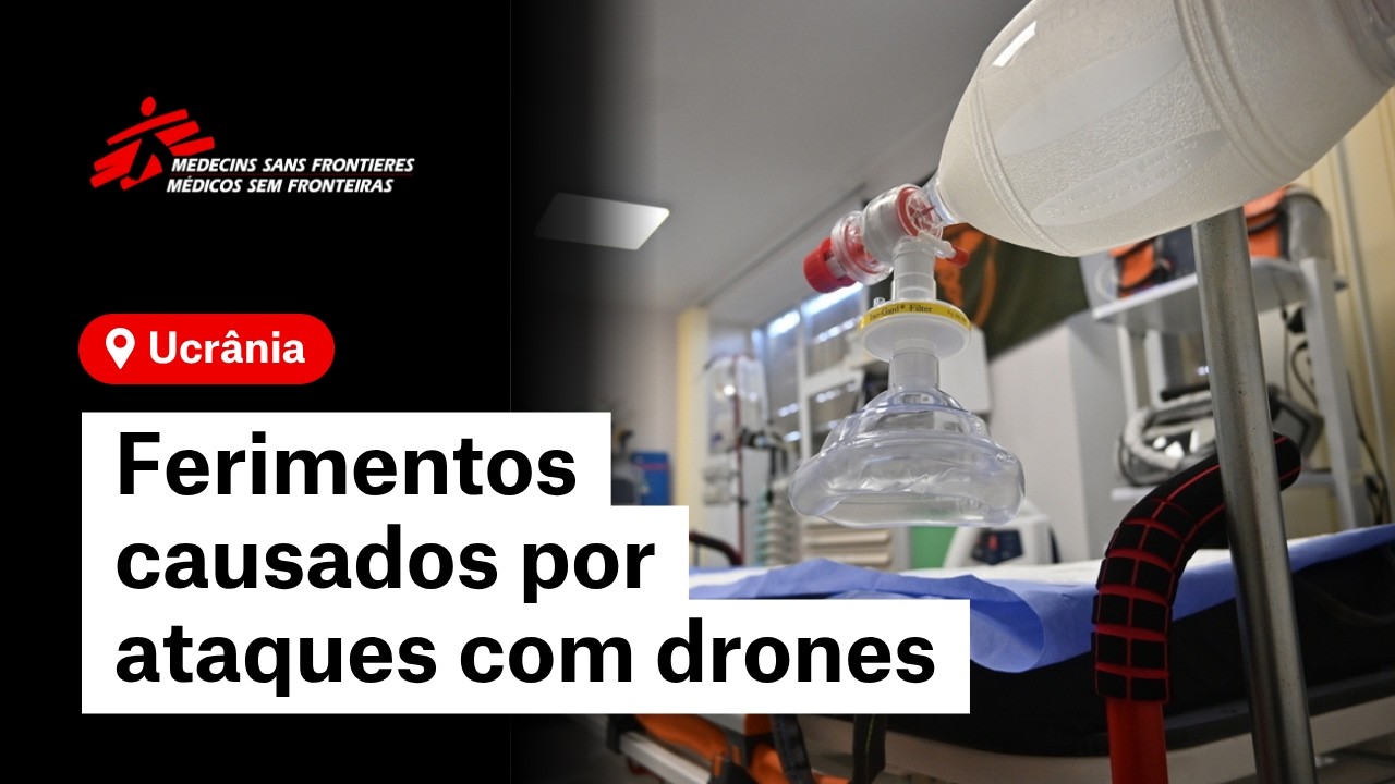 Ucrânia | Ferimentos causados por ataques com drones