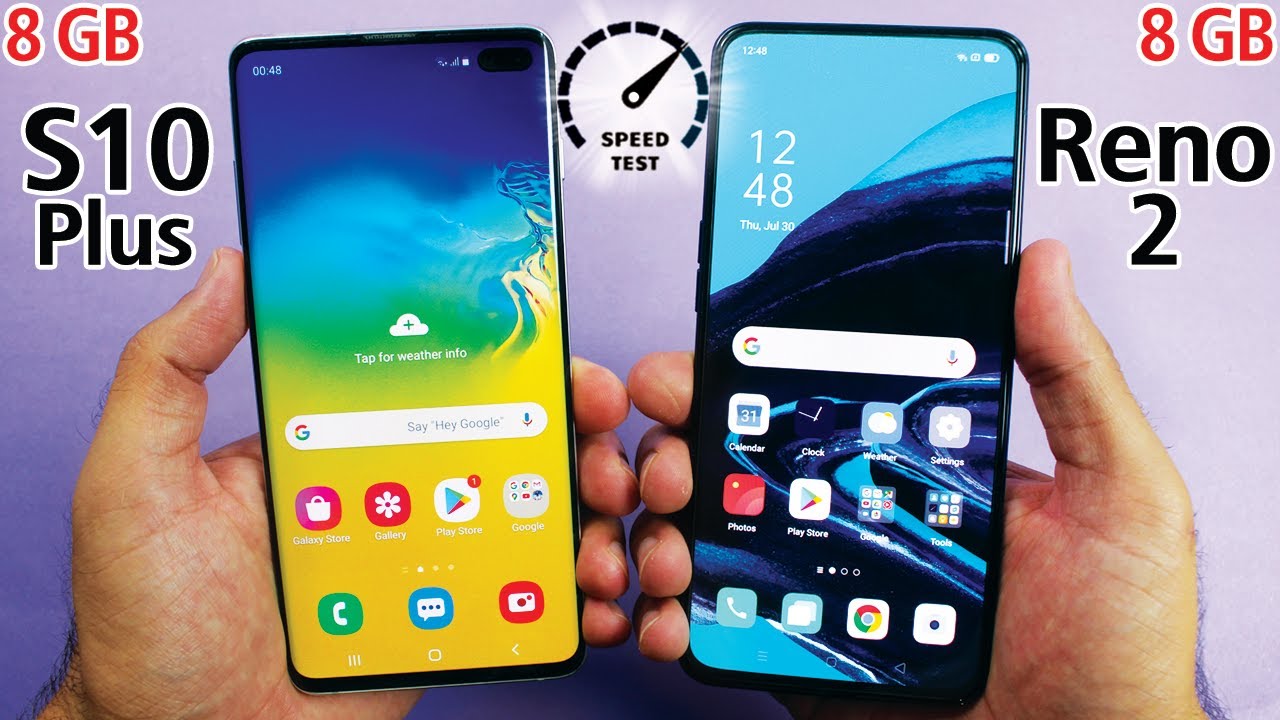 Samsung Galaxy S10 Plus vs Oppo Reno 2 - Speed Test & Comparison!