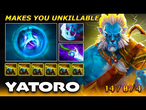 Yatoro PHANTOM LANCER [S Tier CARRY 7.35d] - Full Gameplay Dota Class