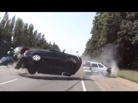 Funny man videos - Car Accident 2