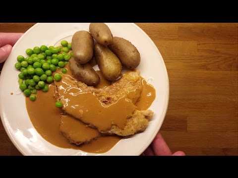 How to make Nordic Food - Flour breaded pork with potatoes and gravy