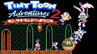 Tiny Toon Adventures 2: Montana Land e Yōkoso  (FC · Famicom) full game completion session 🐰🥕🎮