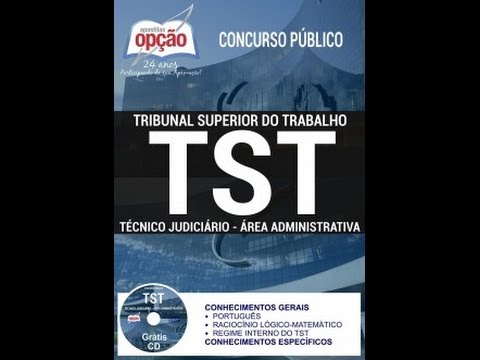 Apostila TST 2017 Técnico Judiciário Administrativa PDF Download Digital Baixar ou Impressa