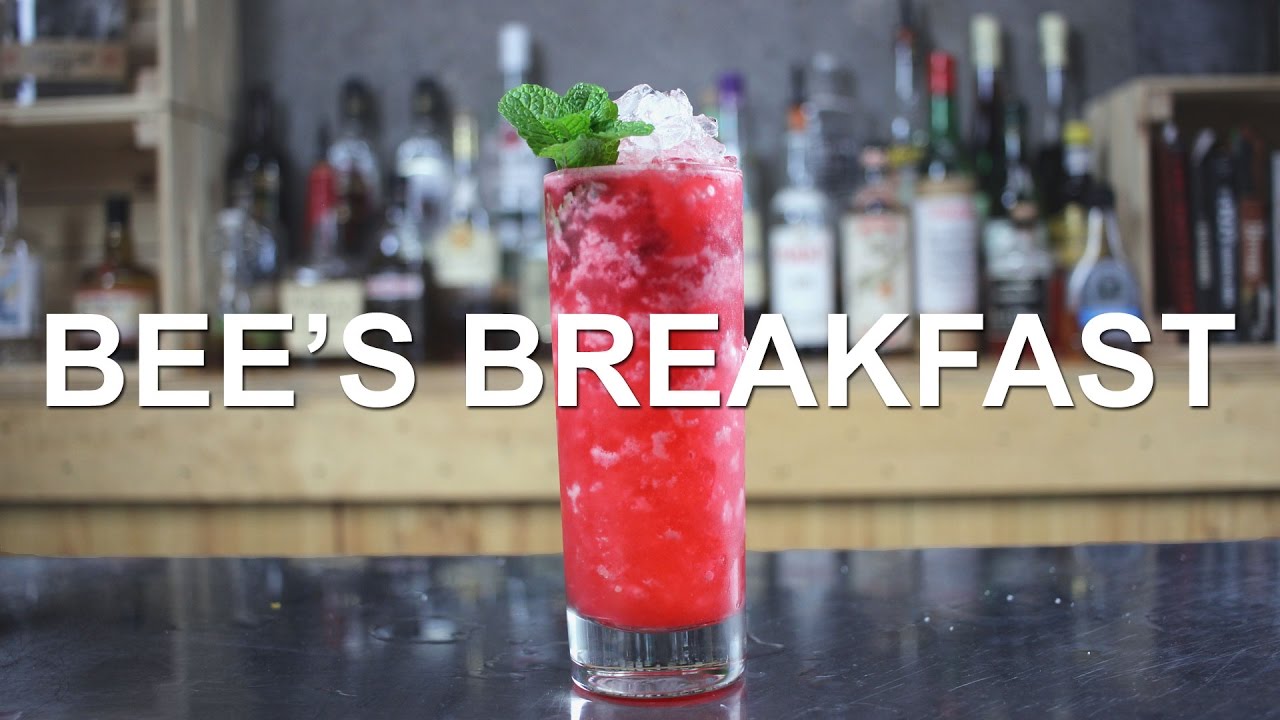 Bee's Breakfast Gin Cocktail Recipe - featured on Imbibe Magazine!