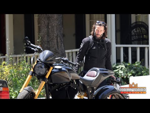 Keanu Reeves rides $80K ARCH motorcycle in Los Angeles [PICS]