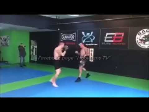 Fight between the leader of 'Animals'(CSKA Sofia) & member of 'Sofia-West'(Levski Sofia) 21.03.2018