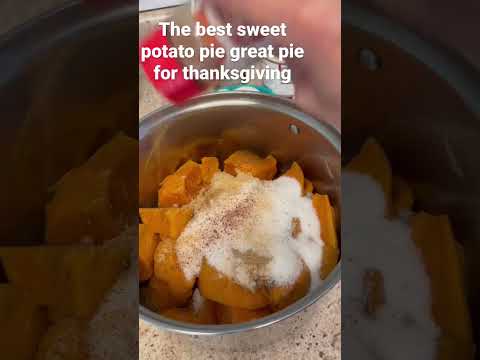 the best homemade sweet potato pie #pie #sweetpotatopie #thanksgiving #homecooking #homemadefood