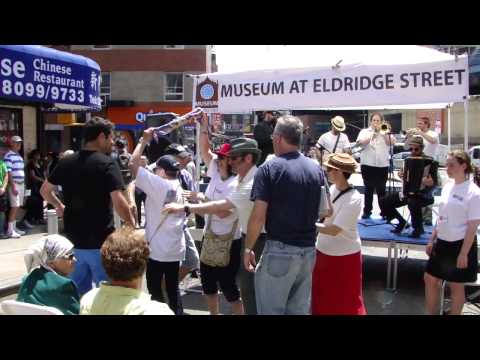Steve Weintraub + Michael Winograd and the Klezmer Orchestra at 2013 Egg rolls Egg Cream Fest NYC