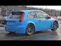 RWD Cosworth YB Ford Fiesta Mk6 At Santa Pod Raceway