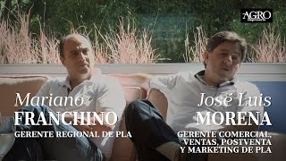 Mariano Franchino, Gte. Regional y José Luis Morena, Gte. Comercial - Pla