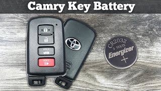 How To Replace A 2012 - 2017 Toyota Camry Key Fob Battery - Change Replacement Remote Batteries