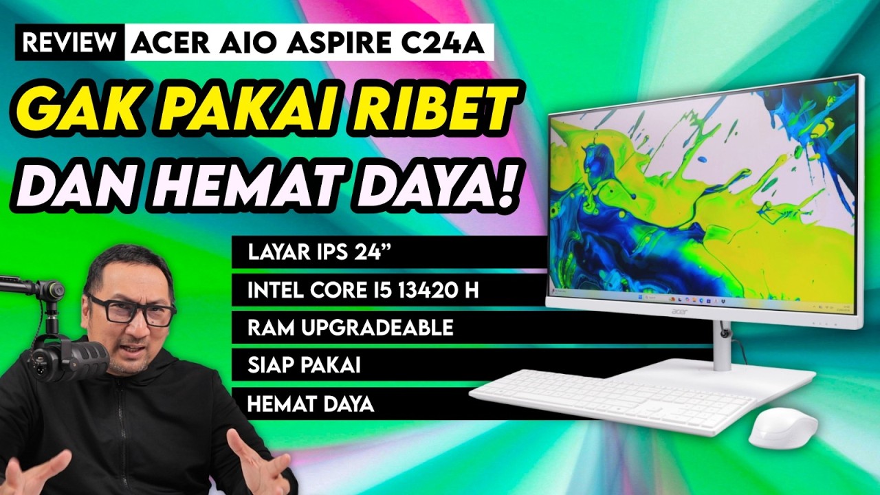 Review Acer AIO Aspire C24A - Solusi PC yang Praktis dan Hemat Daya!