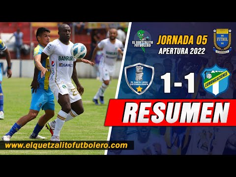 EMPATE / Santa Lucía Cotzumalguapa 1 vs Comunicaciones 1 /Jornada 5 Apertura 2022 -RESUMEN COMPLETO-