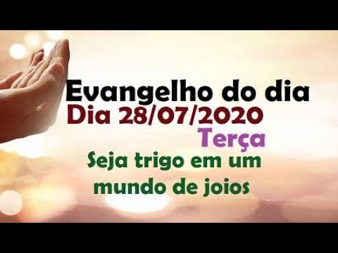 Gospel of the day 07/28/20 with reflection, Be new!