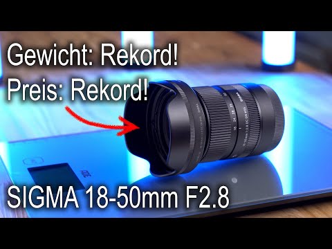 SIGMA 18-50 F2.8 Objektiv Test 😱 Das ist schon beeindruckend!!!