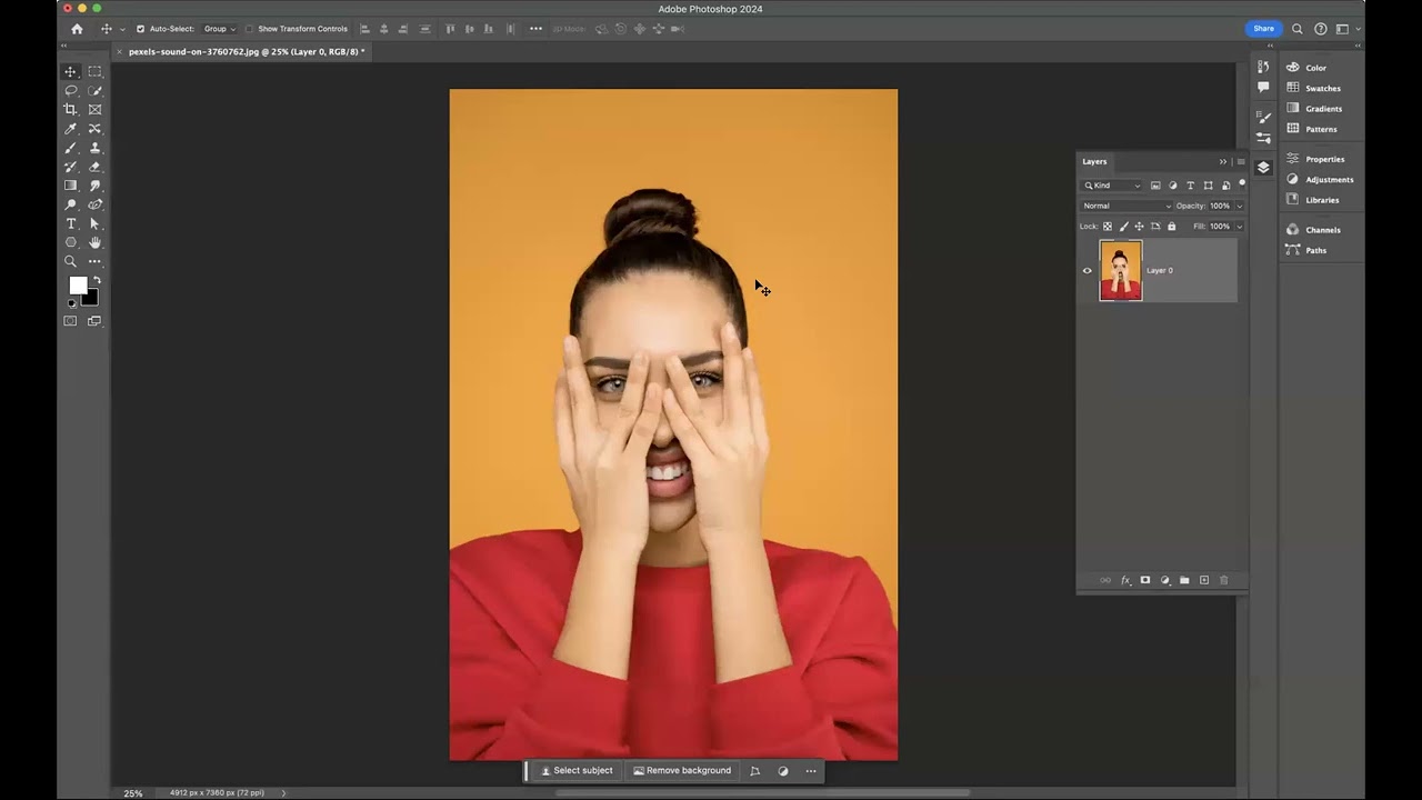 Remove background with ONE click - Adobe Photoshop