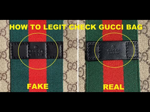 how to tell a gucci bag is real
