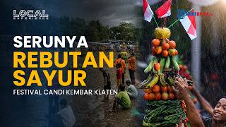 Kirab Gunungan Merti Desa di Festival Candi Kembar 2026 Klaten Meriah meski Diguyur Hujan